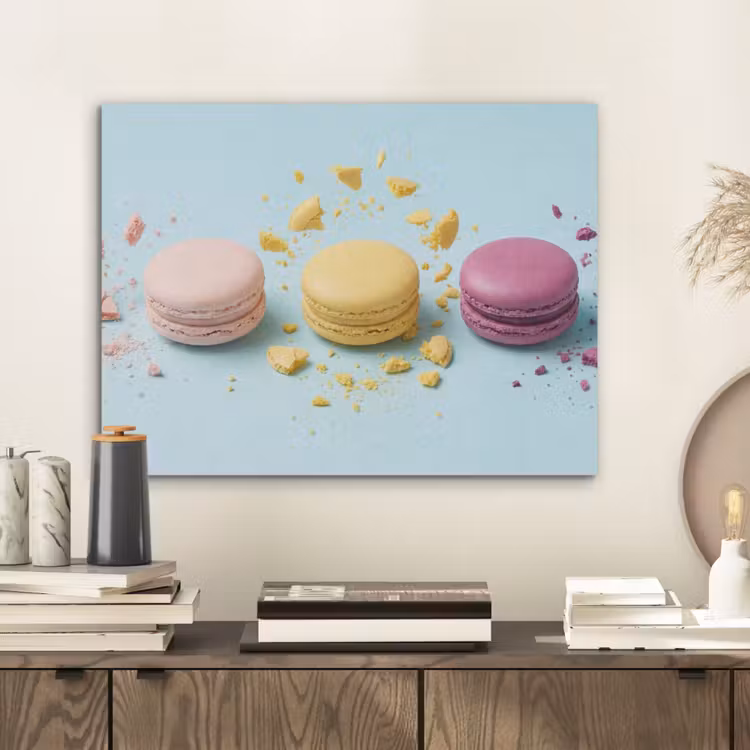 Macarons - Kleurrijk - Pastel PET vilt klein -sfeer1
