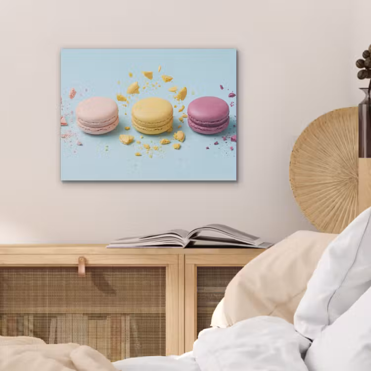Macarons - Kleurrijk - Pastel PET vilt klein -sfeer3