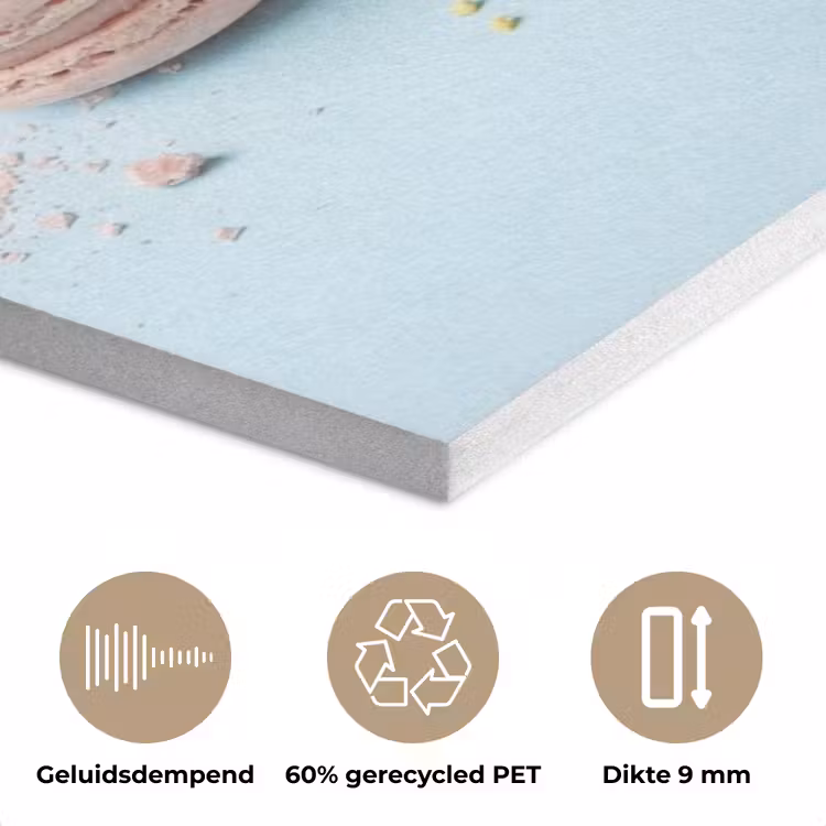 Macarons - Kleurrijk - Pastel PET vilt klein -closeup_NL