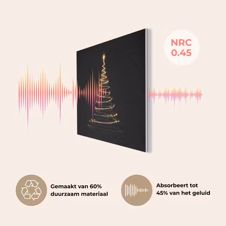 Magisch - Kerstboom - Lichtspiralen - Zwart PET vilt klein -USP_NL