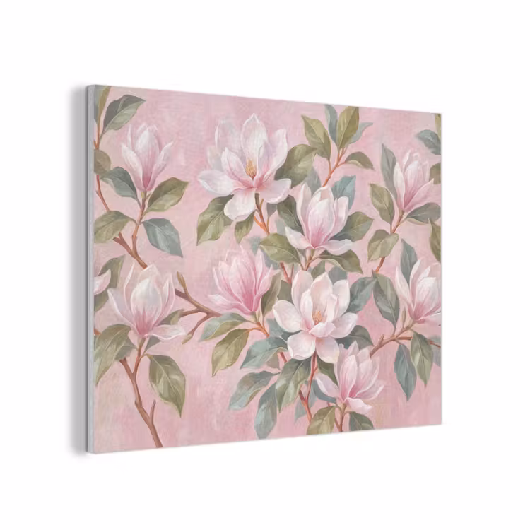 Magnolia's - Patroon - Roze PET vilt klein -3d