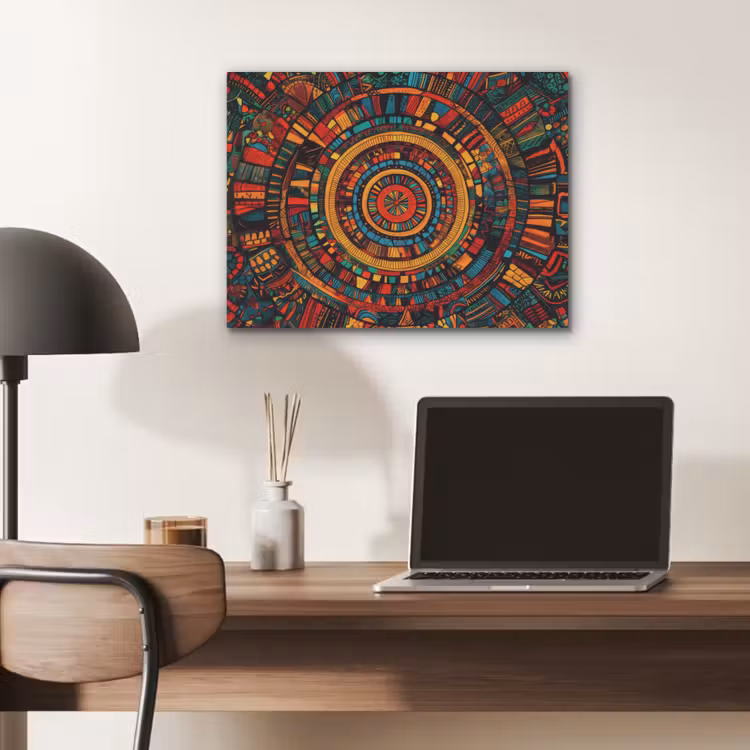Mandala - Cirkels - Patronen PET vilt klein -sfeer5