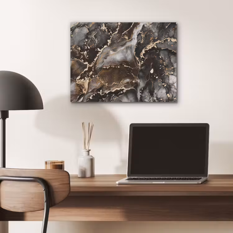 Marmer - Goud - Glitter - Luxe PET vilt klein -sfeer5