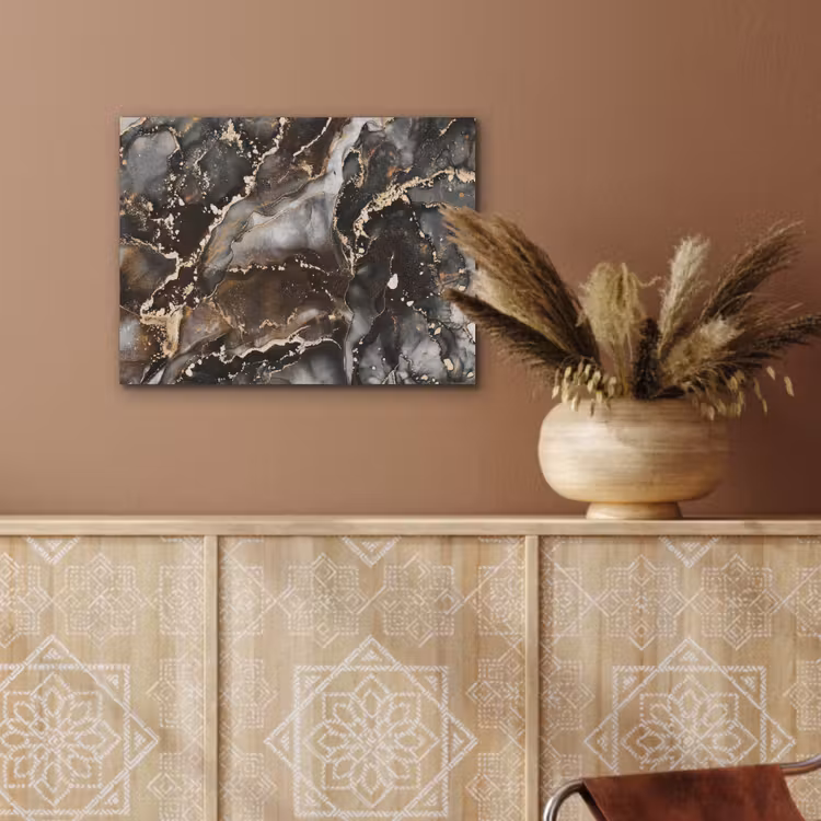 Marmer - Goud - Glitter - Luxe PET vilt klein -sfeer4