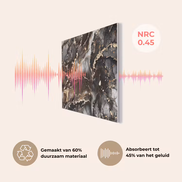 Marmer - Goud - Glitter - Luxe PET vilt klein -USP_NL