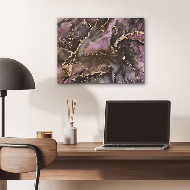 Marmer - Gold - Steen - Abstract PET vilt klein -sfeer5