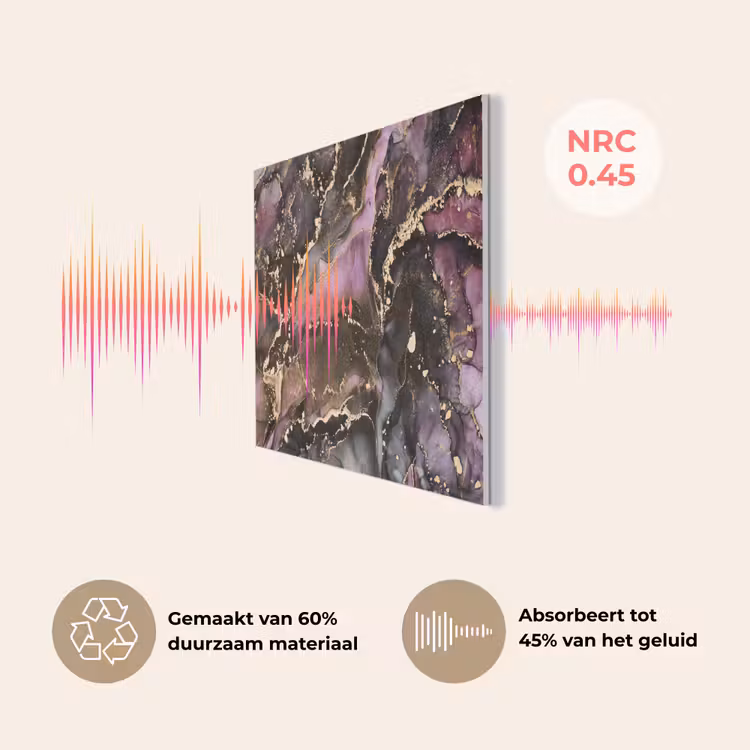 Marmer - Gold - Steen - Abstract PET vilt klein -USP_NL