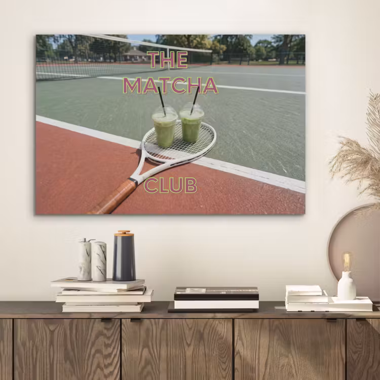 Matcha Club - Tennis - Matcha PET vilt middel -sfeer1