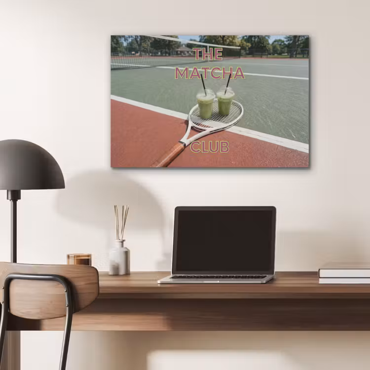 Matcha Club - Tennis - Matcha PET vilt middel -sfeer5