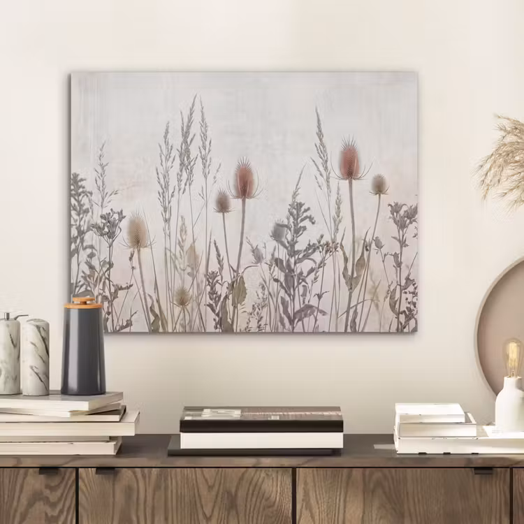 Weidebloemen - Design - Sepia PET vilt klein -sfeer1