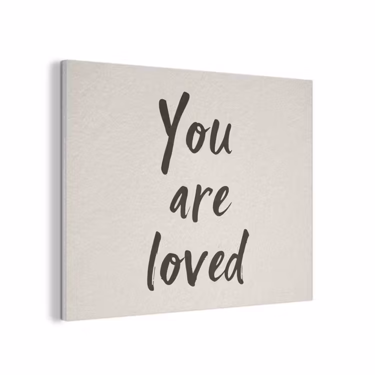 Minimalistisch - Beige - Love PET vilt klein -3d