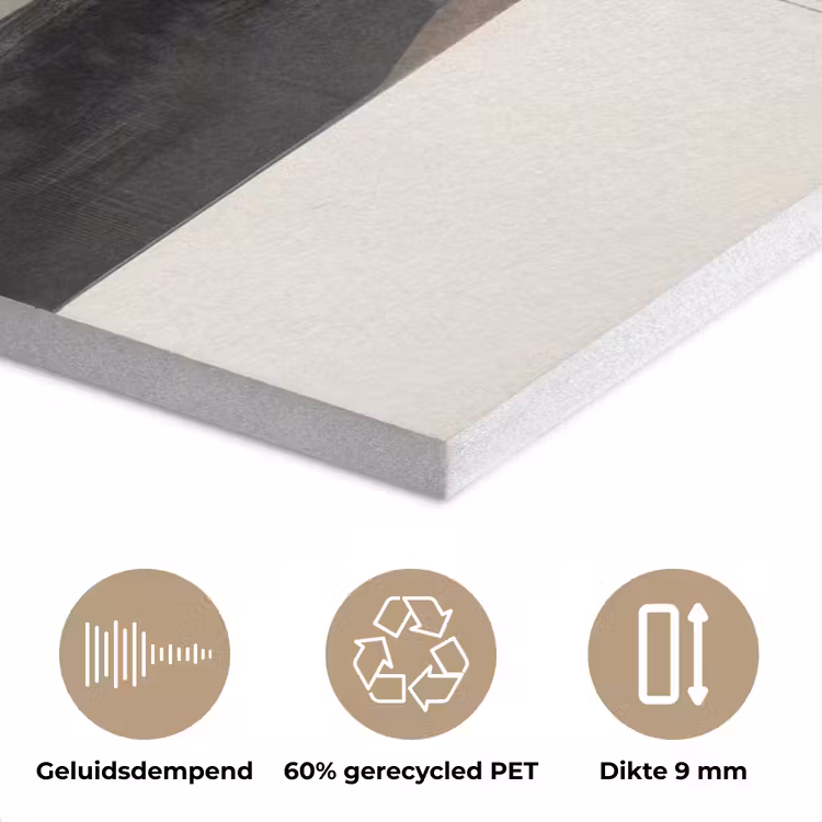 Minimalistisch - Landschap - Dimensie PET vilt klein -closeup_NL