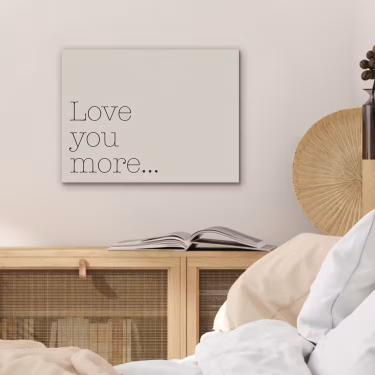 Minimalistisch - Love - Beige PET vilt klein -sfeer3