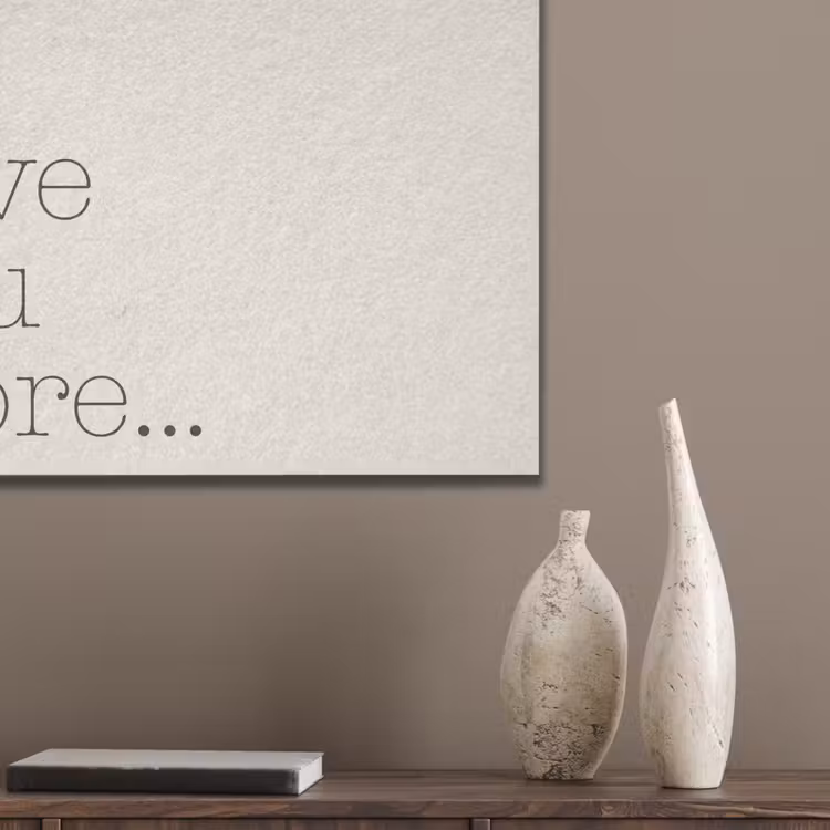 Minimalistisch - Love - Beige PET vilt klein -sfeer6_closeup