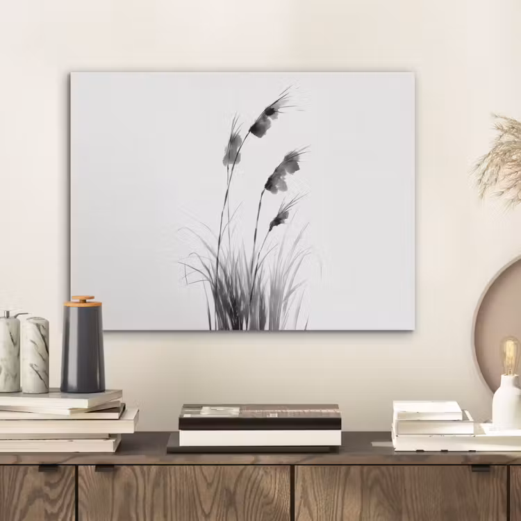 Minimalistisch - Stelen - Wit PET vilt klein -sfeer1