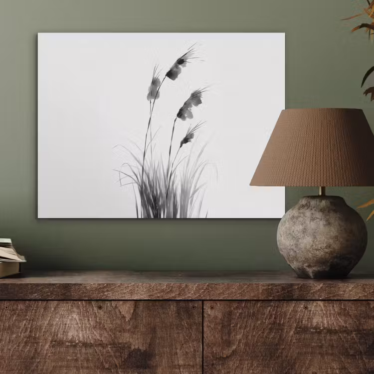 Minimalistisch - Stelen - Wit PET vilt klein -sfeer2
