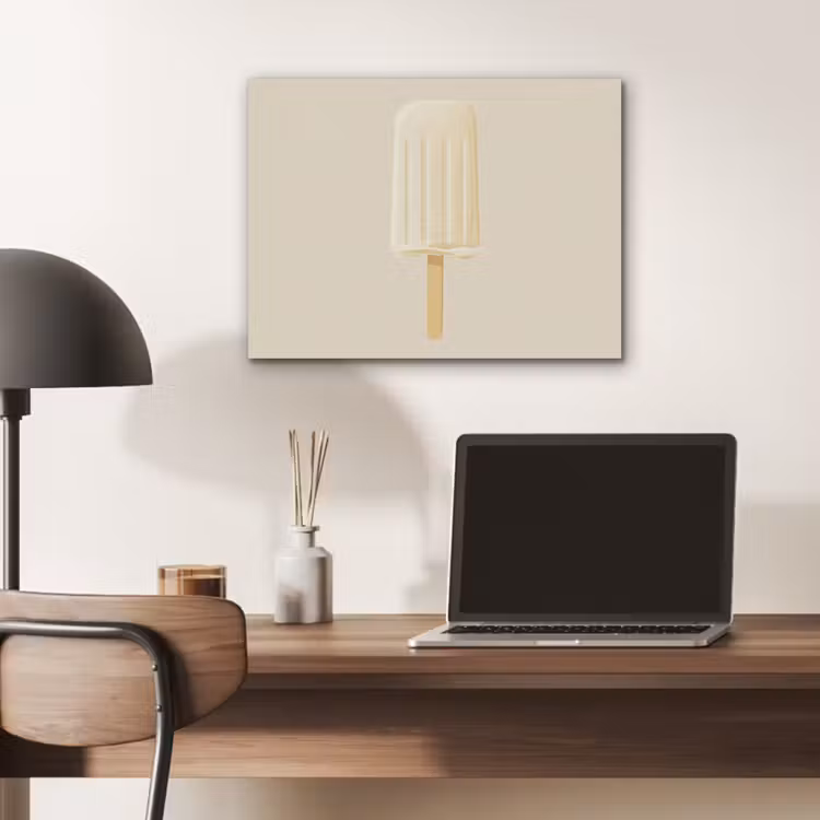 Minimalistisch - Waterijsje - Stokje - Beige PET vilt klein -sfeer5