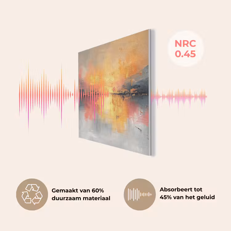Modern - Abstract - Goud - Roze PET vilt klein -USP_NL