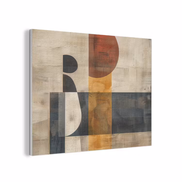 Modern - Kunst - Beige - Industrieel PET vilt klein -3d