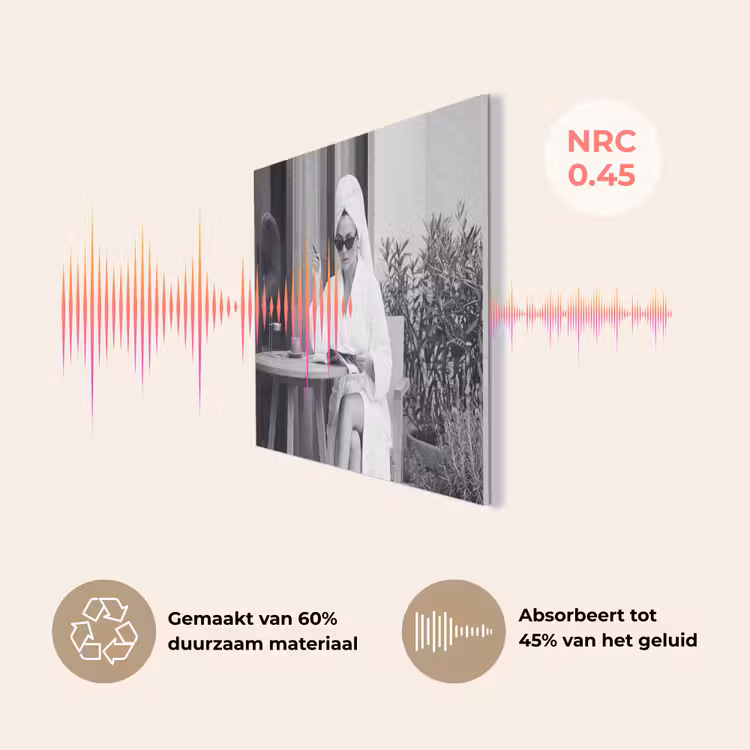 Modern - Vrouw - Zwart - Wit PET vilt klein -USP_NL