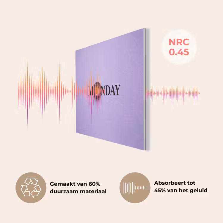 Maandag - Mok - Koffie - Paars PET vilt klein -USP_NL