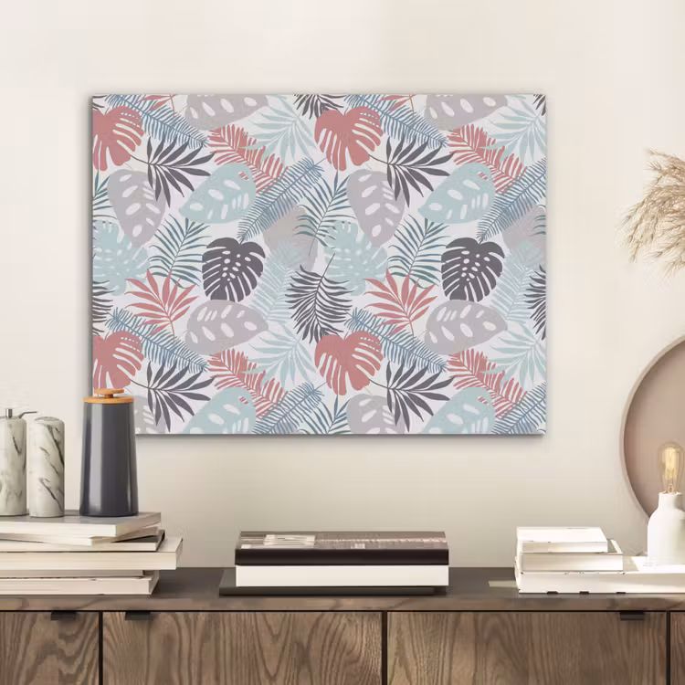 Monstera - Pastel - Bladeren - Tropical PET vilt klein -sfeer1