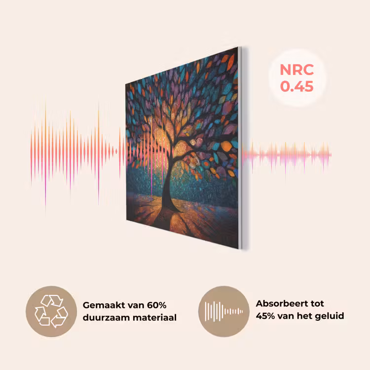 Mozaïek - Kleurrijk - Boom - Takken PET vilt klein -USP_NL