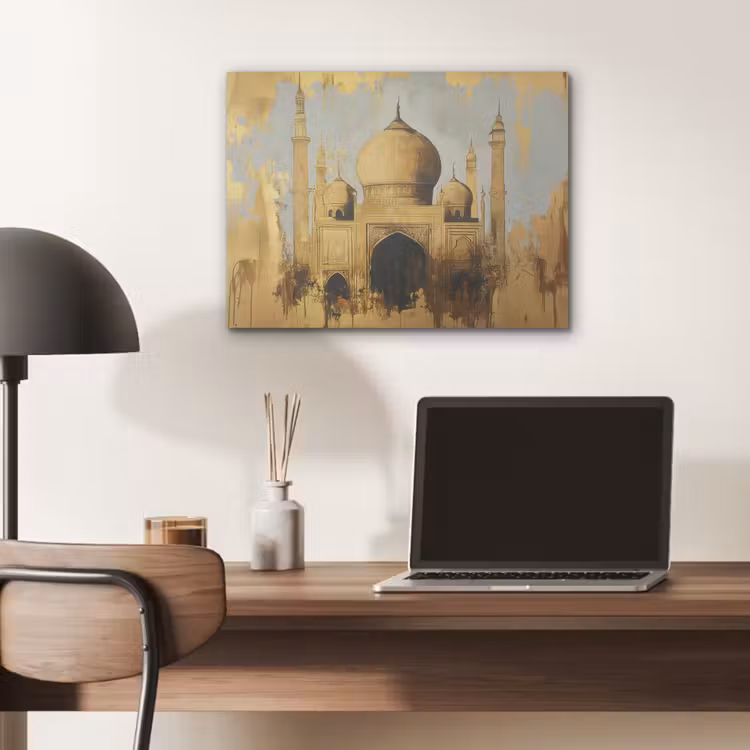 Moskee - Goud - Arabisch - Ramadan - Islamitische PET vilt klein -sfeer5