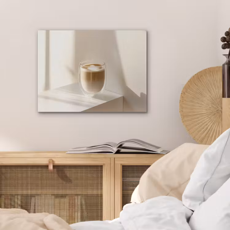 Mok - Latte - Minimalistisch - Schaduw PET vilt klein -sfeer3
