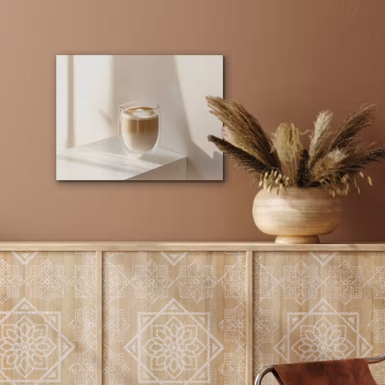 Mok - Latte - Minimalistisch - Schaduw PET vilt klein -sfeer4