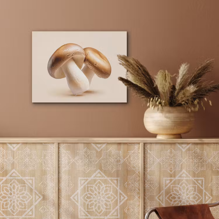 Champignons - Zacht - Beige PET vilt klein -sfeer4