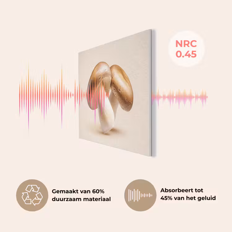 Champignons - Zacht - Beige PET vilt klein -USP_NL