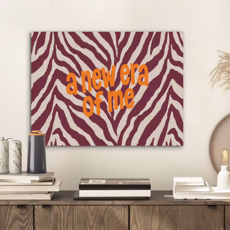 New era - Bordeaux - Zebraprint PET vilt klein -sfeer1