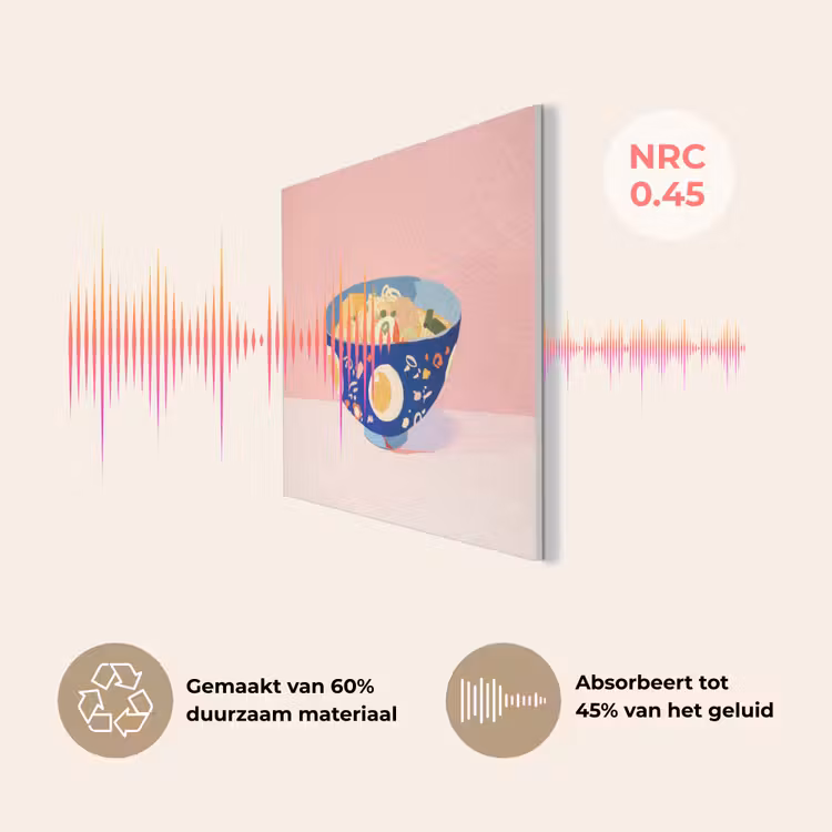 Noodles - Kom - Blauw - Illustratie PET vilt klein -USP_NL