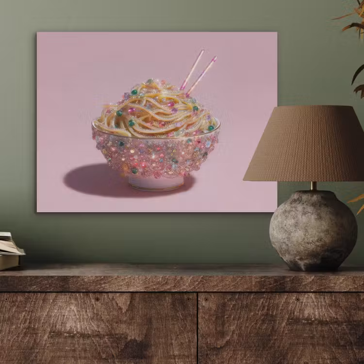 Noodles - Edelstenen - Stokjes - Roze PET vilt klein -sfeer2