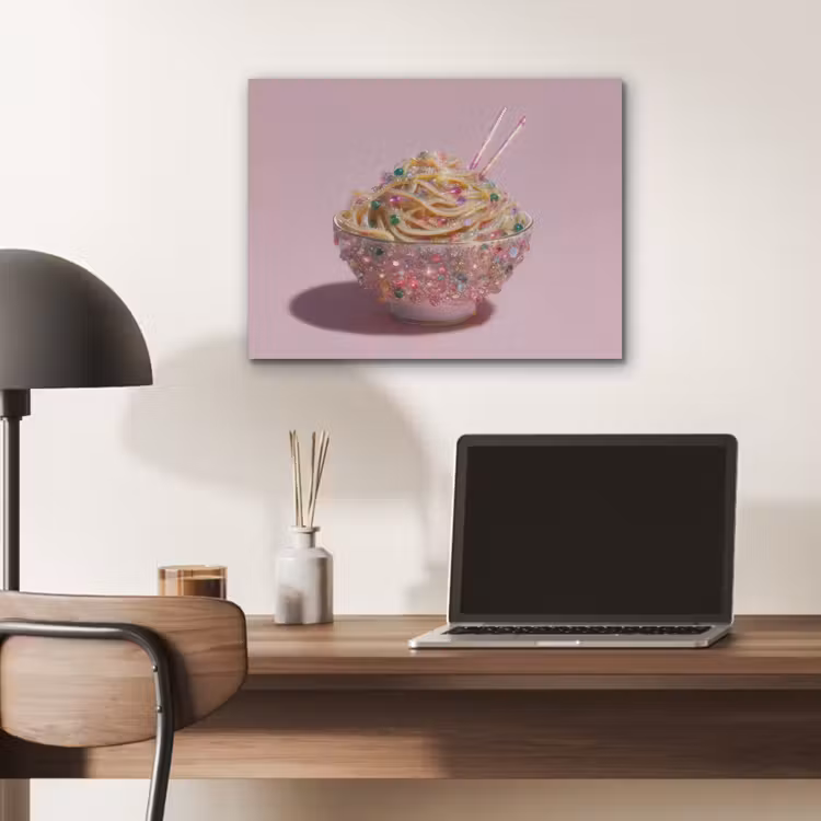 Noodles - Edelstenen - Stokjes - Roze PET vilt klein -sfeer5
