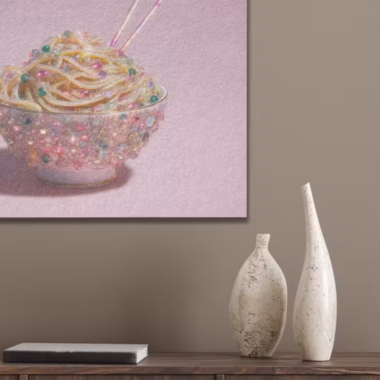 Noodles - Edelstenen - Stokjes - Roze PET vilt klein -sfeer6_closeup