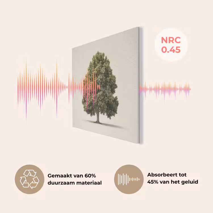 Eikenboom - Groen - Lichte achtergrond PET vilt klein -USP_NL