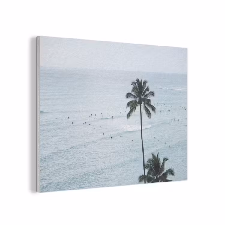 Oceaan - Palmbomen - Surfers PET vilt klein -3d