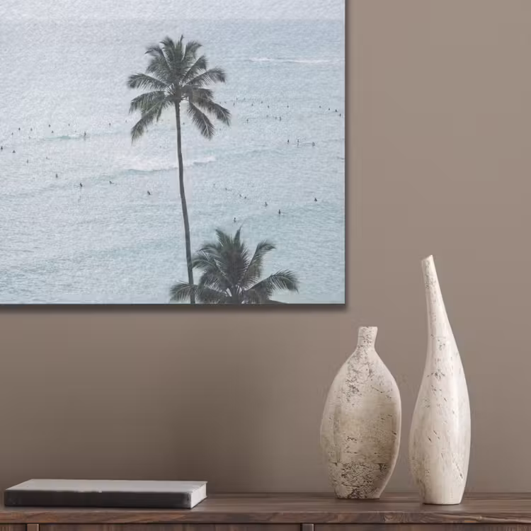 Oceaan - Palmbomen - Surfers PET vilt klein -sfeer6_closeup