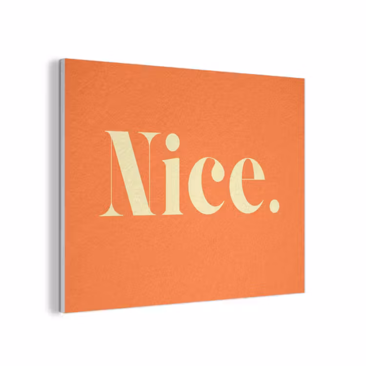 Oranje - Gebroken wit - Nice PET vilt klein -3d