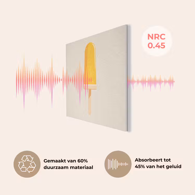 Oranje - Stokje - Waterijsje PET vilt klein -USP_NL