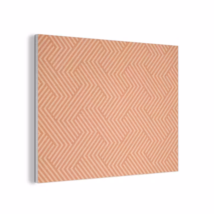 Oranje - Strepen - Patroon PET vilt klein 837 -3d