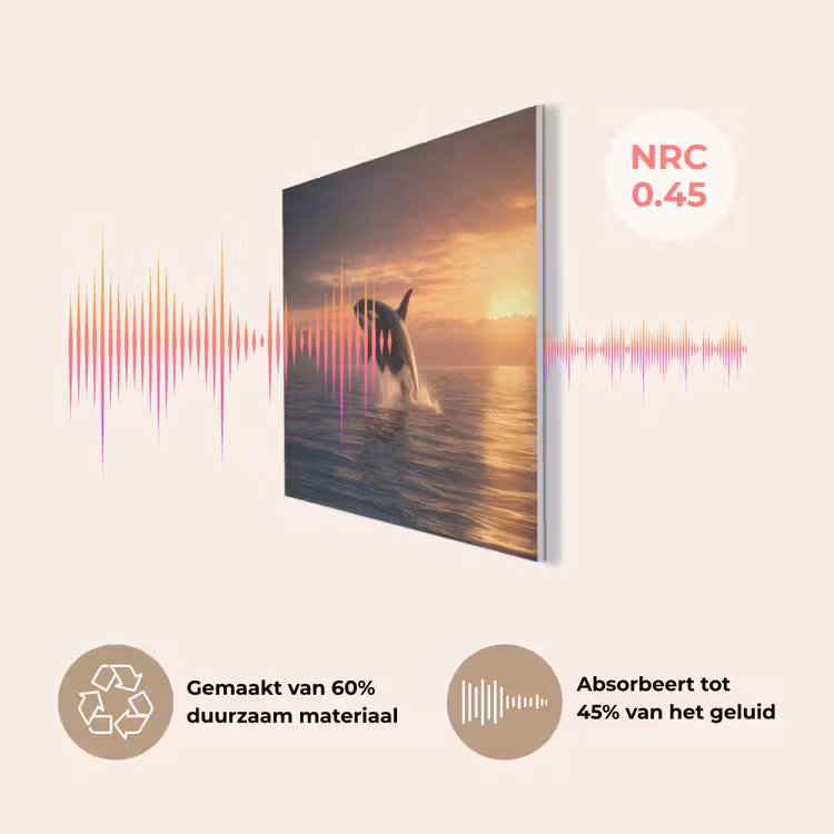 Orka - Zee - Zonsondergang PET vilt klein -USP_NL
