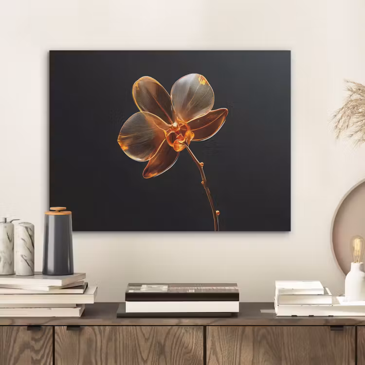 Orchidee - Doorzichtig - Bloem PET vilt klein -sfeer1