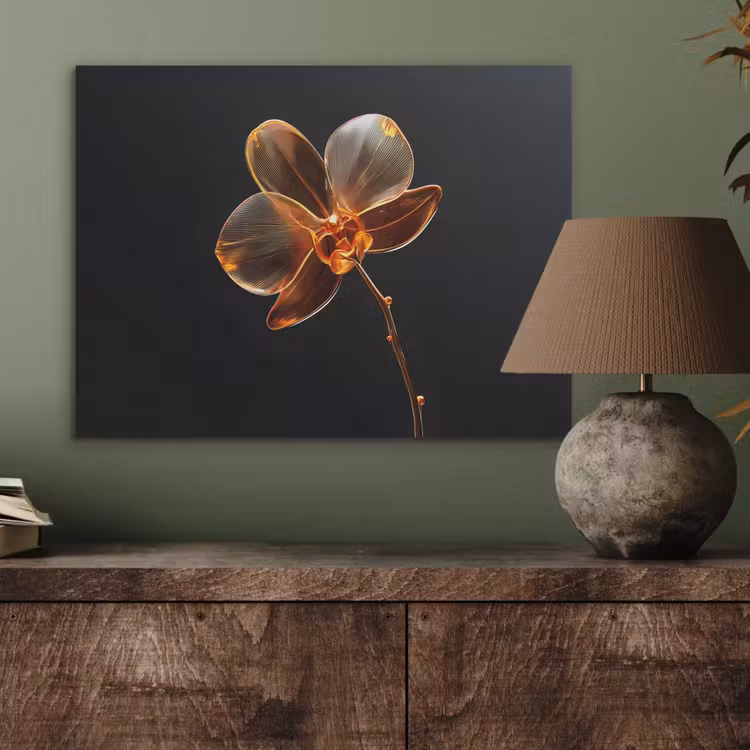 Orchidee - Doorzichtig - Bloem PET vilt klein -sfeer2