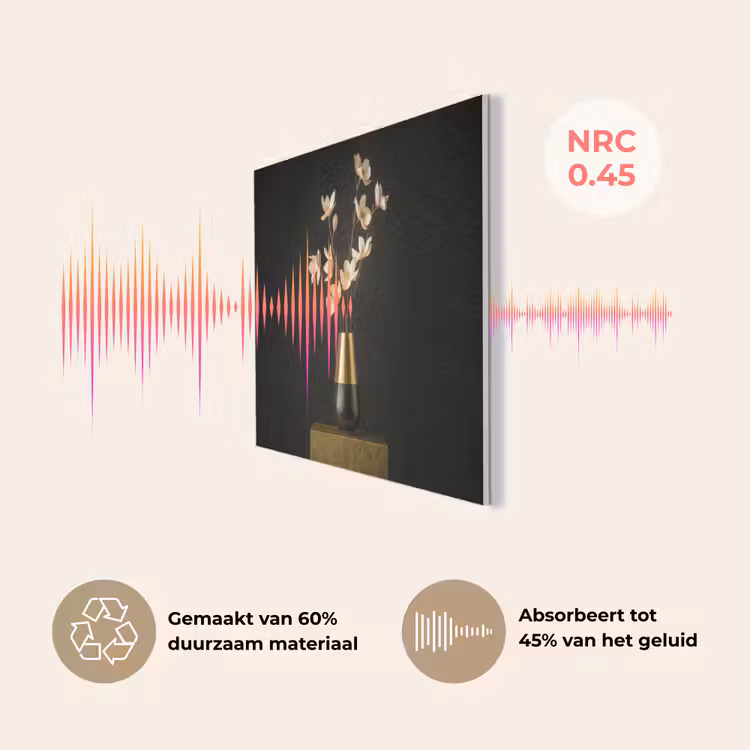Sierlijk - Boeket - Goud - Vaas PET vilt klein -USP_NL