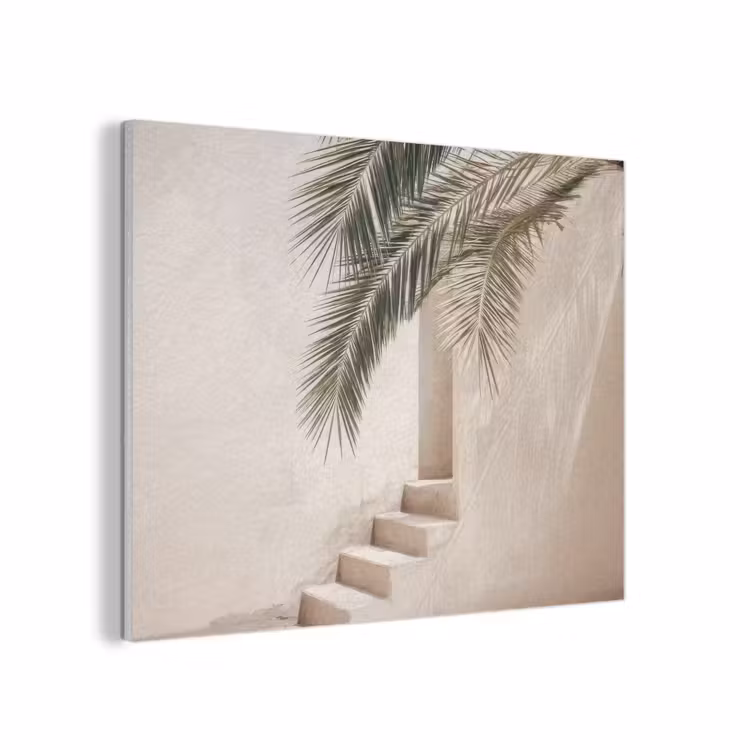 Palmboom - Schaduw - Trap - Beige PET vilt klein -3d