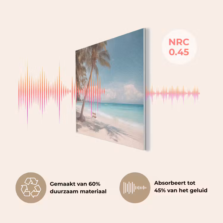 Palmboom - Schommel - Strand - Lucht PET vilt klein -USP_NL