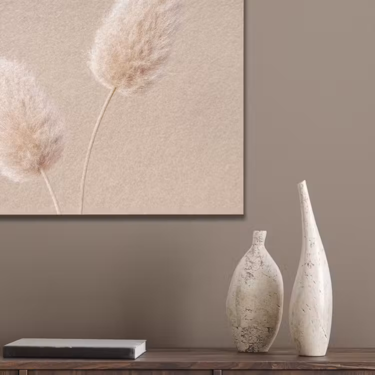 Pampas pluimen - Beige - Planten PET vilt klein -sfeer6_closeup